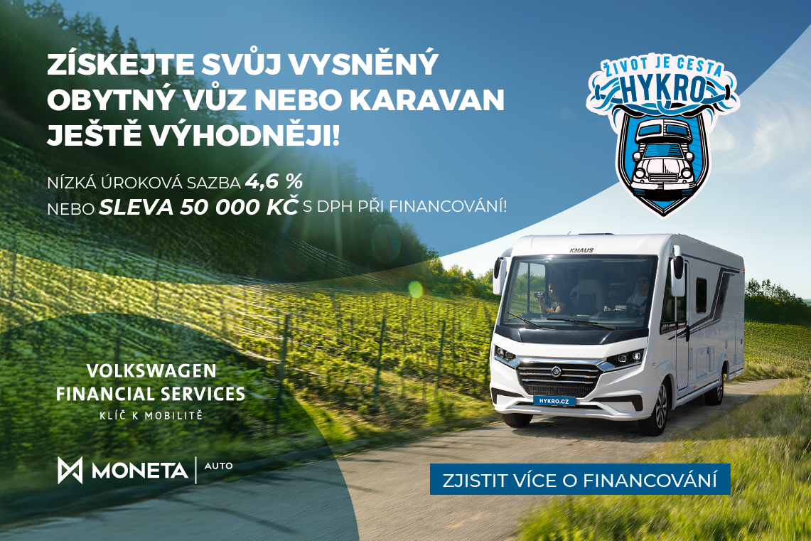 Reklamní banner - půjčovna Hykro - 2